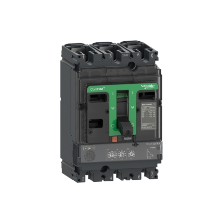 Interruptor termomagnético regulable 3X56-80A 100/65kA 220/440V NSX100H