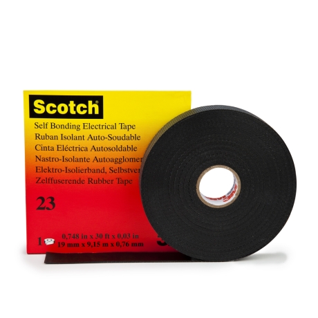 Cinta autosoldable de goma EPR 0.76mm x 19mm x 5m negra