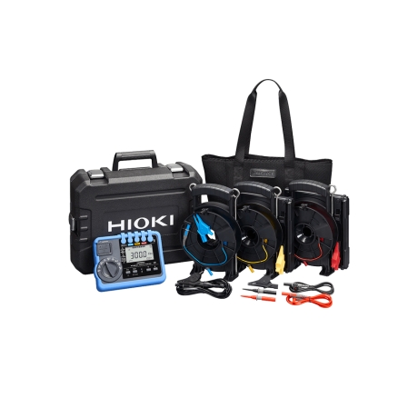 Telurómetro digital con rango de 30-300KOHM 30VAC EARTH IP67BT