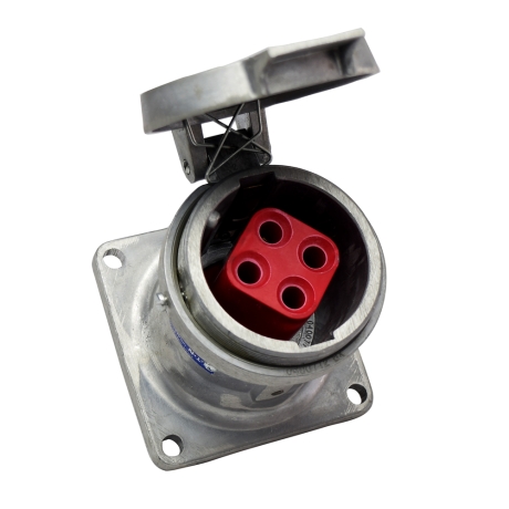Tomacorriente p/empotrar 3x30A+T 600V NEMA 4 Heavy Duty, UL