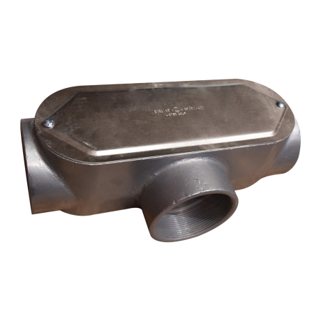 Caja Condulet ovalada tipo T 4" sin empaque (Outlet)