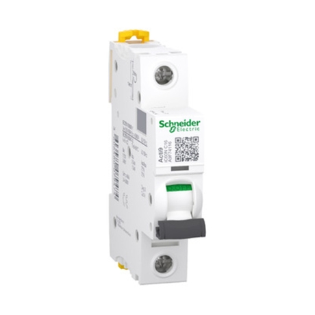 Interruptor termomagnético 1X16A 20/10/6kA 110/230/415V C IC60N