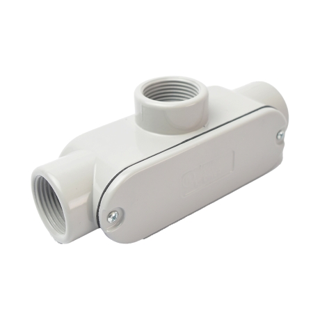 Caja Condulet ovalada tipo T 3/4" rosca BSP UL