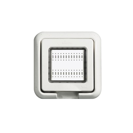 Caja para adosar 2 módulos s/tapa transparente Idrobox Matix IP40