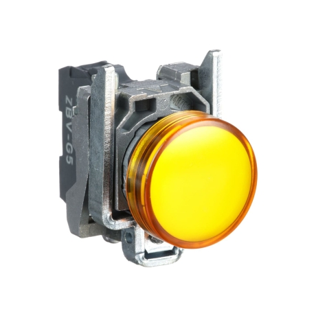 Piloto amarillo 22mm 48VAC/DC