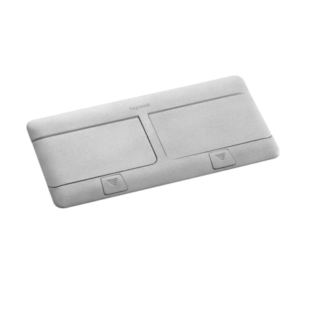 Caja para empotrar 8 módulos POP-UP aluminio mate Mosaic