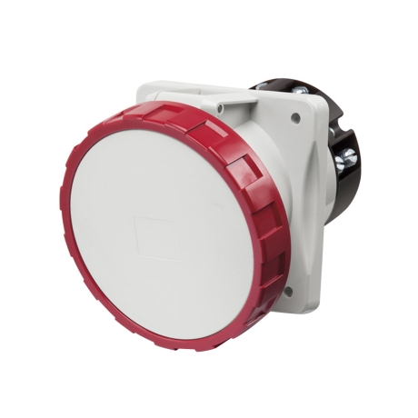 Tomacorriente p/empotrar inclinado 3x63A+T 415V IP67 6h Optima