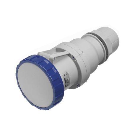 Tomacorriente aéreo industrial 3x63A+T 250V IP67 6h Optima 