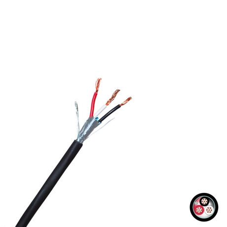 Cable instrumentación apantallado 1x3x16AWG 300V 90°C libre de halógeno, UL, metro lineal