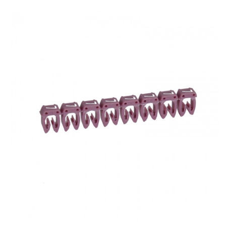Marcador número: 7 para cable 1.5-2.5mm2 violeta x30und