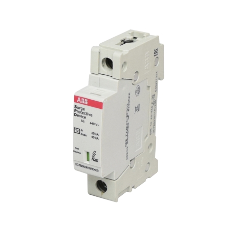 Limitador de sobretensión T2 1P 40kA 440V 230V
