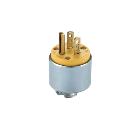 Enchufe plano blindado 2x15A+T 125/250V NEMA 5-15P