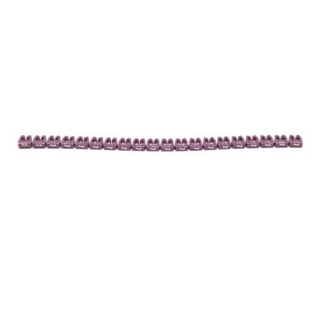 Marcador número: 7 para cable 4-6mm2 violeta x20und