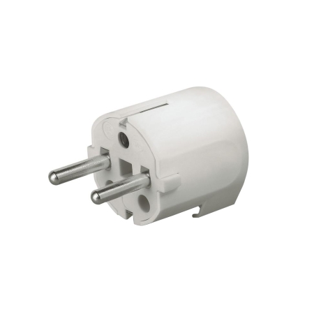 Enchufe Schuko 2x16A+T 250V (tierra lateral) salida 90°