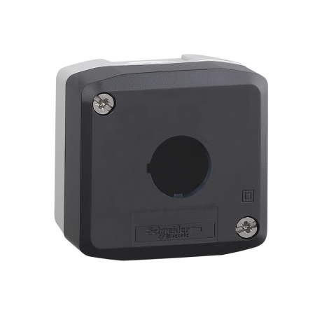 Caja vacía termoplástica para pulsador de 1 orificio 22mm IP65