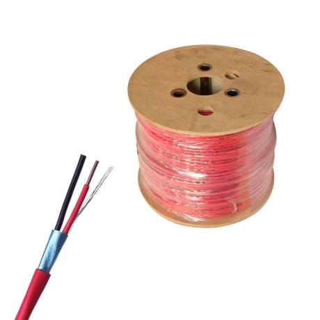 Cable FPLR alarma contra incendios apantallado 2x14AWG libre de halógeno