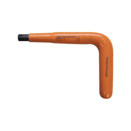 Llave hexagonal macho acodada aislada 10mm