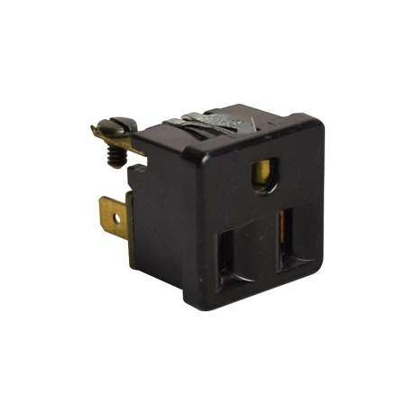 Tomacorriente p/empotrar para transformador 2x15A+T