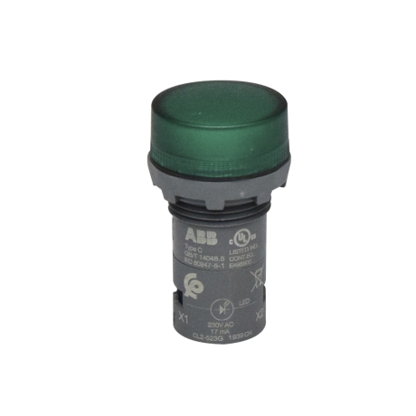 Piloto verde 22mm 48VAC/DC