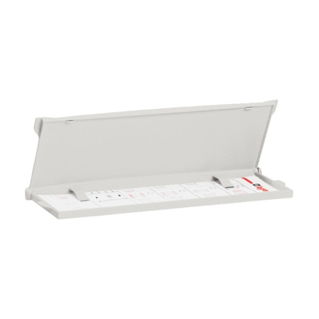 Portaplano adhesivo cerrado IP40 324x120x18mm