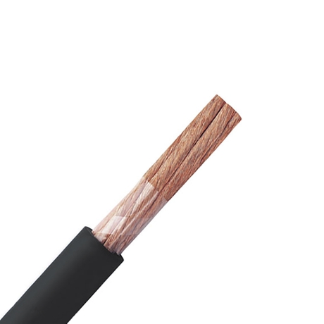 Cable p/soldadura 2/0AWG, 600V aislamiento chaqueta de goma/caucho, clase 6, x metro