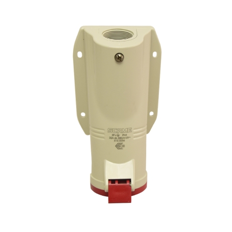 Tomacorriente p/adosar industria 3x32A+T 415V IP44 6h Optima