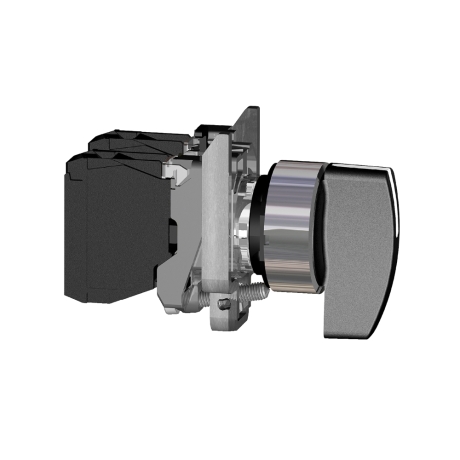 Selector manija larga no luminoso 2 posiciones fijas 22mm metal 2NA