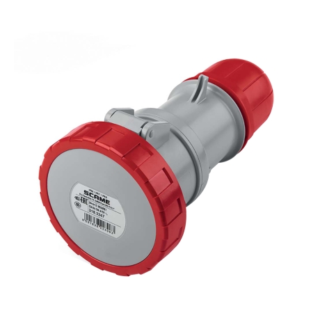 Tomacorriente aéreo industrial 3x32A+N+T 415V IP67 6h Optima