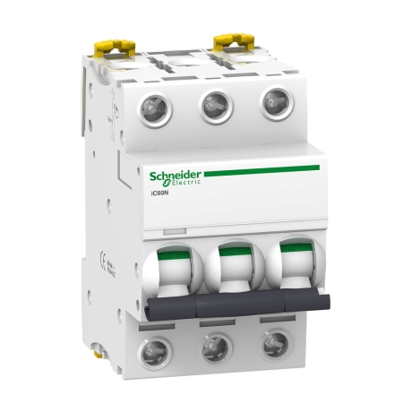 Interruptor termomagnético 3x20A 20/10/6kA 240/400/440V tipo C iC60N