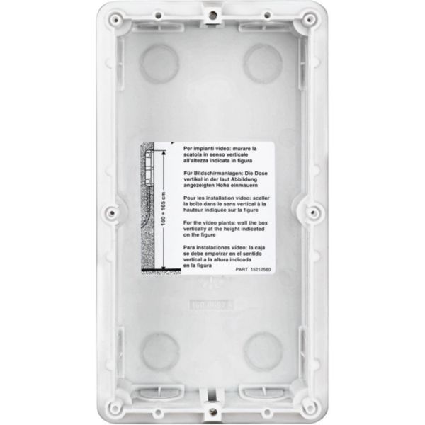 Caja de empotrar para 2 módulos Sfera New