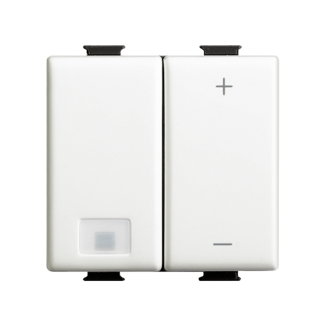 Dimmer 2 módulos universal para cargas resistivas, inductivos capacitivos y LED blanco