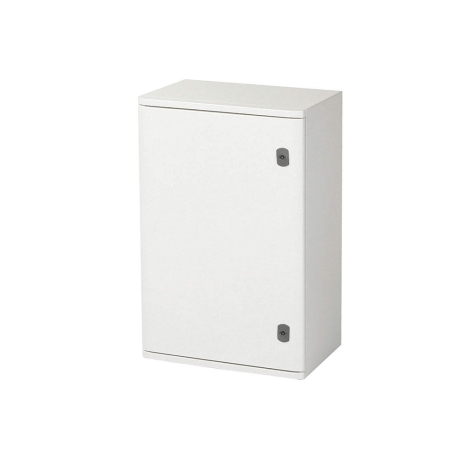 Tablero p/adosar metálico 500x500x200mm con puerta c/plancha de montaje